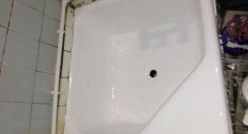 Обновление душевого поддона акрилом | Тургеневская